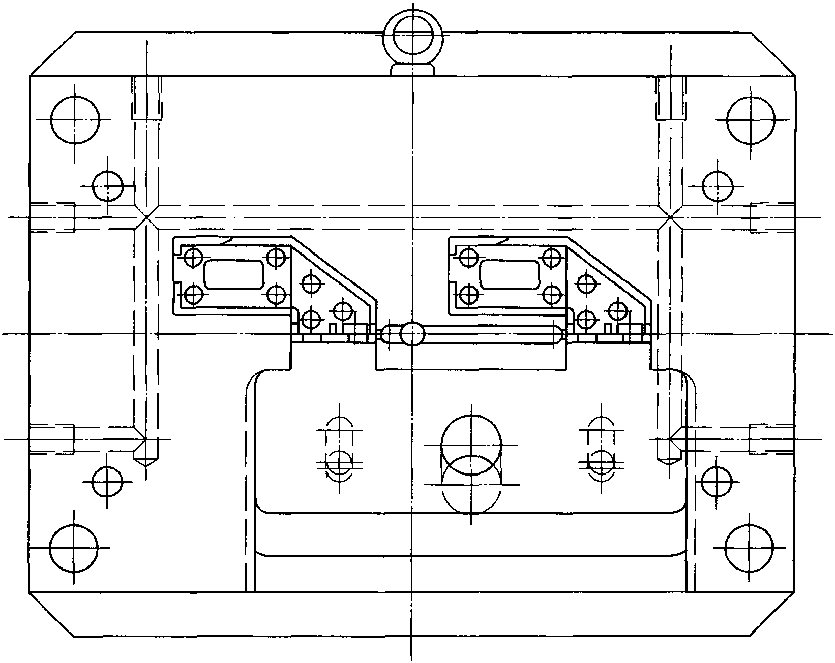 8.推牌塊注塑模具